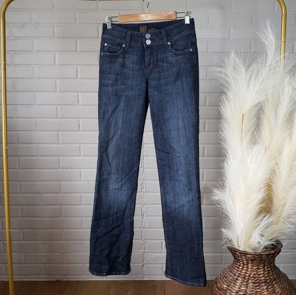 Kut from the Kloth Dark Blue Boot Cut Jeans - Picture 1 of 13